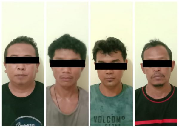Gerebek Rumah di Imopuro Polisi Amankan Empat Buruh Pesta Sabu Mengaku Barang Asal Gunung Sugih Baru