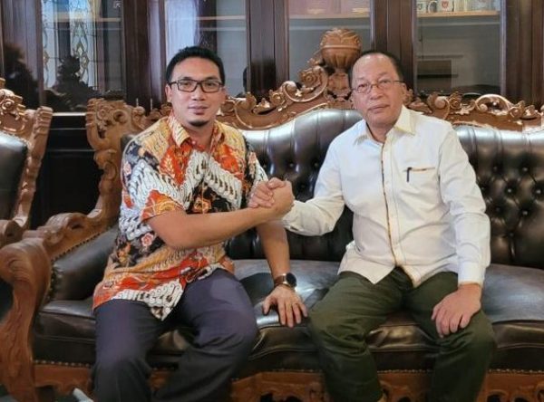 Kandidat Ketua Peradi Bandar Lampung Win Badri Zaki Silahturahmi Dengan Sekjen Peradi