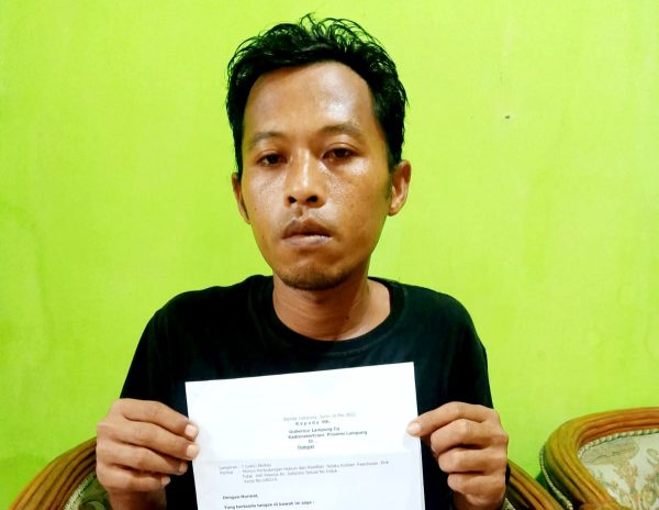 Dipecat Sepihak Buruh Sutiyono Tagih Janji Kerja Lampung Berjaya Arinal-Nunik