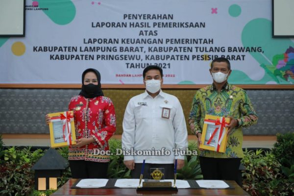 Delapan Kali Berurutan Pemkab Tulang Bawang Raih Predikat Opini WTP BPK RI