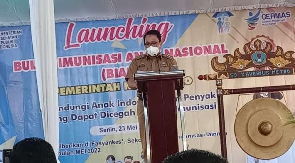 Bulan Imunisasi 30 Balita di Kota Metro Suntik Campak Rubella dan Polio