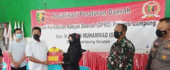 Wakil Ketua DPRD Lampung Sosialisasikan Perda Kemandirian Pangan di Purwotani