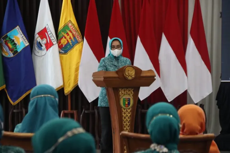 Ketua TP PKK Provinsi Lampung Buka Webinar Peringatan Hari Kartini