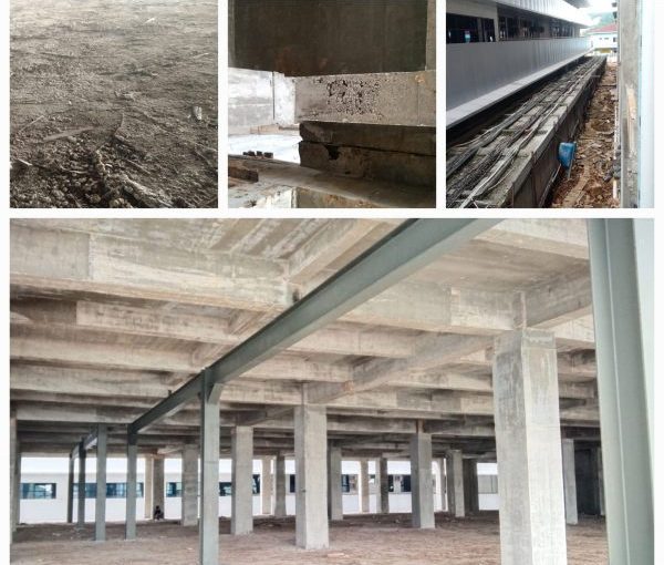 Dua Kontruksi Bangunan Mega Proyek RSUDAM Rawan Abruk GLB Minta Penegak Hukum Cepat Turun