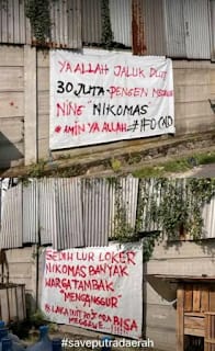 Marak Spanduk Protes Kerja Harus Pakai Uang Pemkab Serang Dianggap Tak Peduli Masyarakatnya