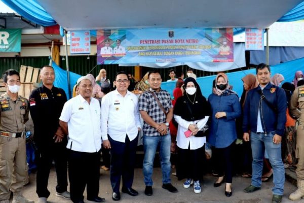 Pemkot Metro Gelar Penetrasi Pasar, Sediakan Bahan Pangan Pokok Dengan Harga Murah