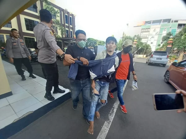 Pria Asal Lamteng Terduga Pencuri Motor Tertangkap Tim Patroli Satlantas Ada Senpi Rakitan dan 7 Kunci Leter T