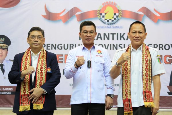 Pelantikan Pengprov Percasi, Moment Mengembalikan Kejayaan Catur Lampung