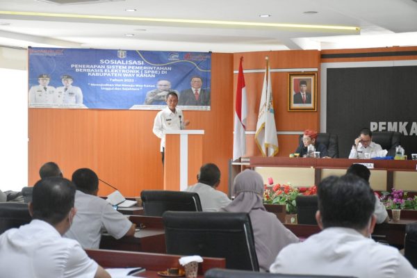 Wabup Way Kanan Hadiri SPBE Tahun 2022