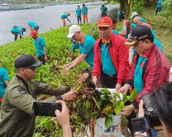 Pemkab Lambar Bersama PT STP Gelar PM Peduli Lumbok Seminung Hebat