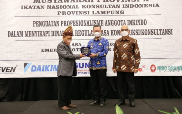 Musprov Inkindo Lampung Ke-10, Arinal Ajak Para Konsultan Bersinergi Dalam Pembangunan Nasional dan Daerah