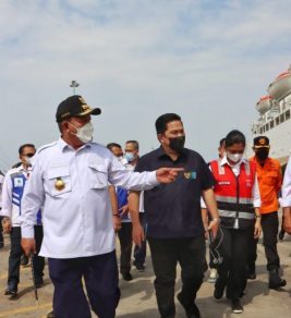 Gubernur Lampung Bersama Kapolri dan Menhub Tinjau Arus Balik di Pos Terpadu Bakauheni