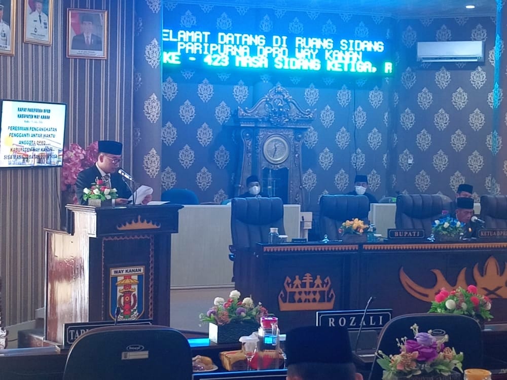 DPRD Way Kanan Paripurna KUA PPAS