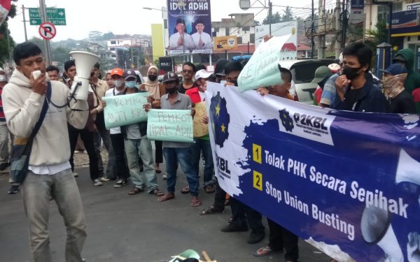 Buntut PHK 9 Petugas Kebersihan P2KBL Demo Walikota Bandar Lampung Pemkot Kerahkan Preman?