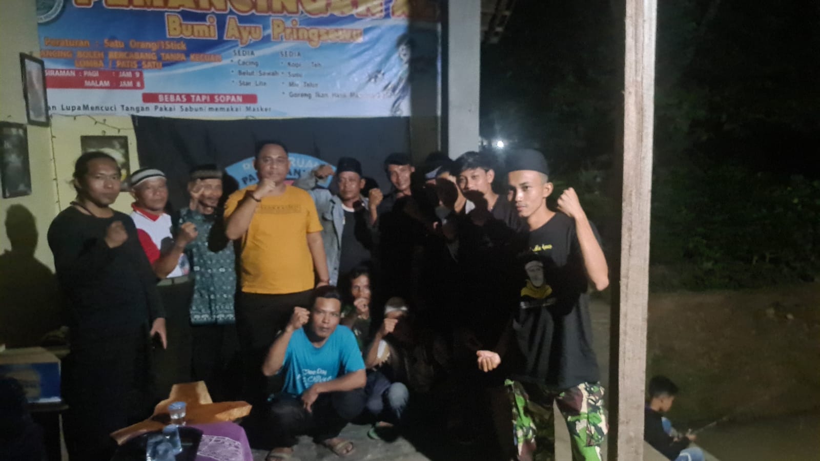 Ormas Paku Banten Silaturahmi Dengan Mancing Bersama Kang Nana