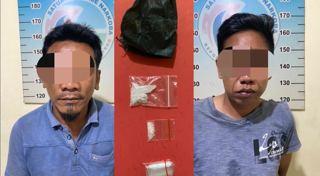 Dua Pria Asal Lamtim Ditangkap Polisi Bawa Sabu-Sabu, Mengaku Membeli Dari Seorang Bandar Di Wilayah Tegineneng