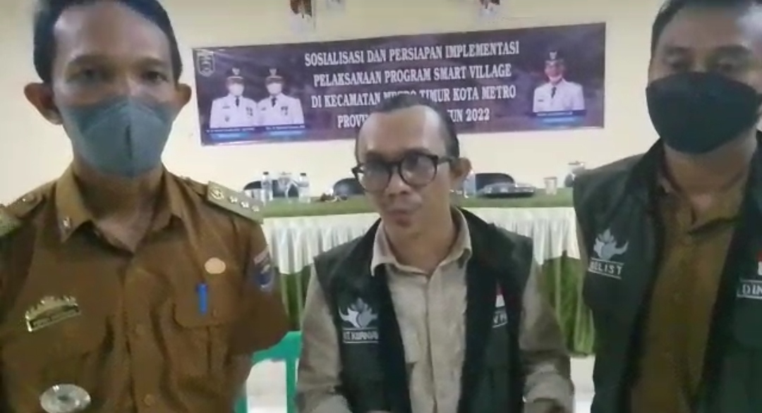 Metro Timur Menjadi Kecamatan Pertama Memulai Program Smart Village