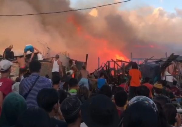 Setelah Bedeng Arab Kini Enam Rumah Nelayan di Kelurahan Kangkung Ludes Terbakar