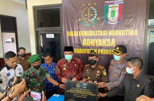 Kejari Pringsewu Resmikan Balai Narkotika Adhyaksa Pertama di Lampung