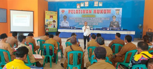 Polres dan Desa Se Kabupaten Mesuji Menggelar Pelatihan Hukum