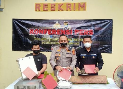 Oknum Linmas di Bandar Lampung Bobol Rumah Tetangga