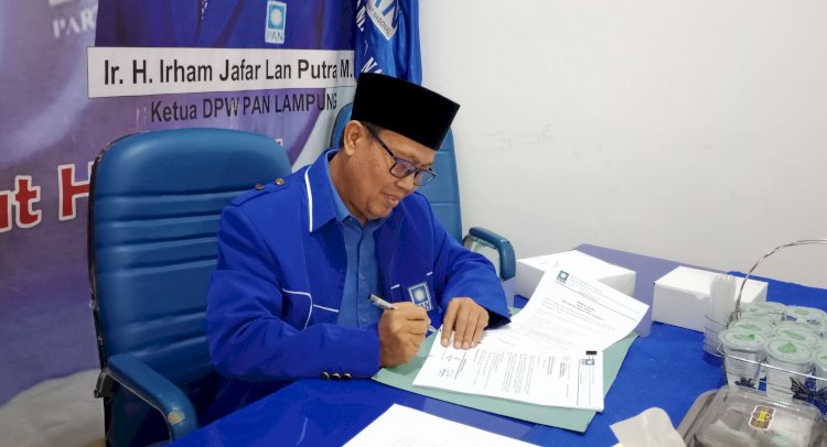 Ketua DPD PAN Lampung Tengah Irfan Nuranda Djafar Diganti?