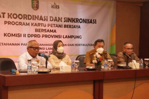Tim Kartu Petani Berjaya Undang Komisi II DPRD Sosialisasi Koordinasi dan Sinkronisasi