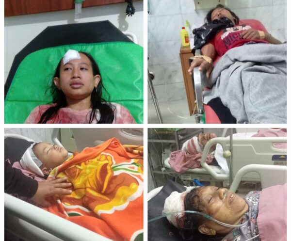 Orang Gila Ngamuk Belum Tertangkap Lima Korban Wanita dan Satu Anak-Anak Luka Bacok di Kepala