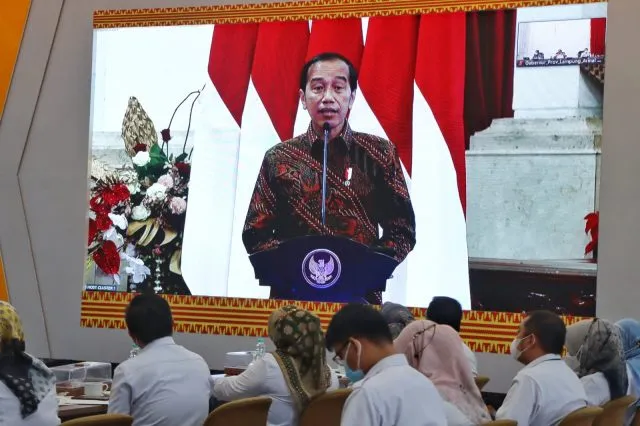 Pemprov Lampung Mengikuti Rakor Pengendalian Inflasi Tahun 2022 Secara Virtual Bersama Pemerintah Pusat