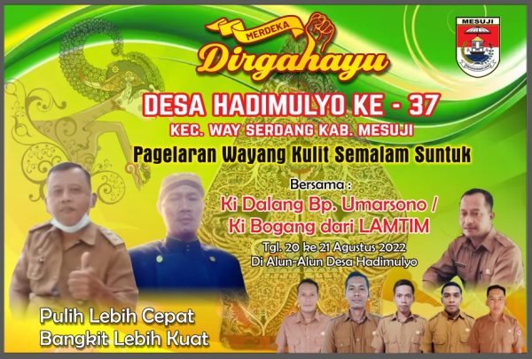 Dibulan Agustus Desa Hadimulyo Way Serdang Siapkan Berbagai Rangkaian Acara