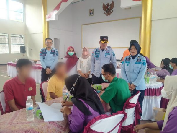 Lembaga Pemasyarakatan Kota Agung Lakukan Screening Warga Binaan