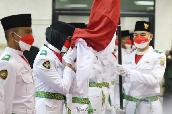 Paskibraka Provinsi Lampung Tahun 2022 di Kukuhkan