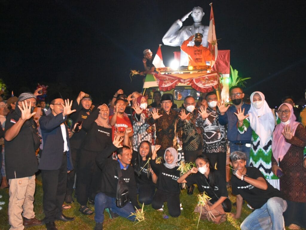 Meriahkan HUT Kemerdekaan Ke-77 RI, Warga Bantul Gelar Karnaval Budaya