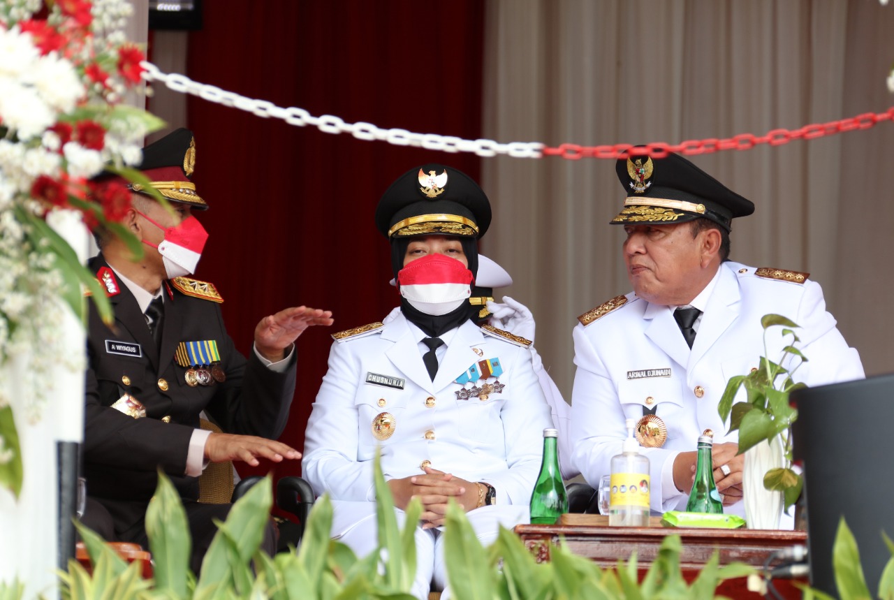 HUT RI Ke-77, Gubernur Ajak Masyarakat Bangkit Bersama Pulihkan Kondisi agar Lampung Lebih Kuat