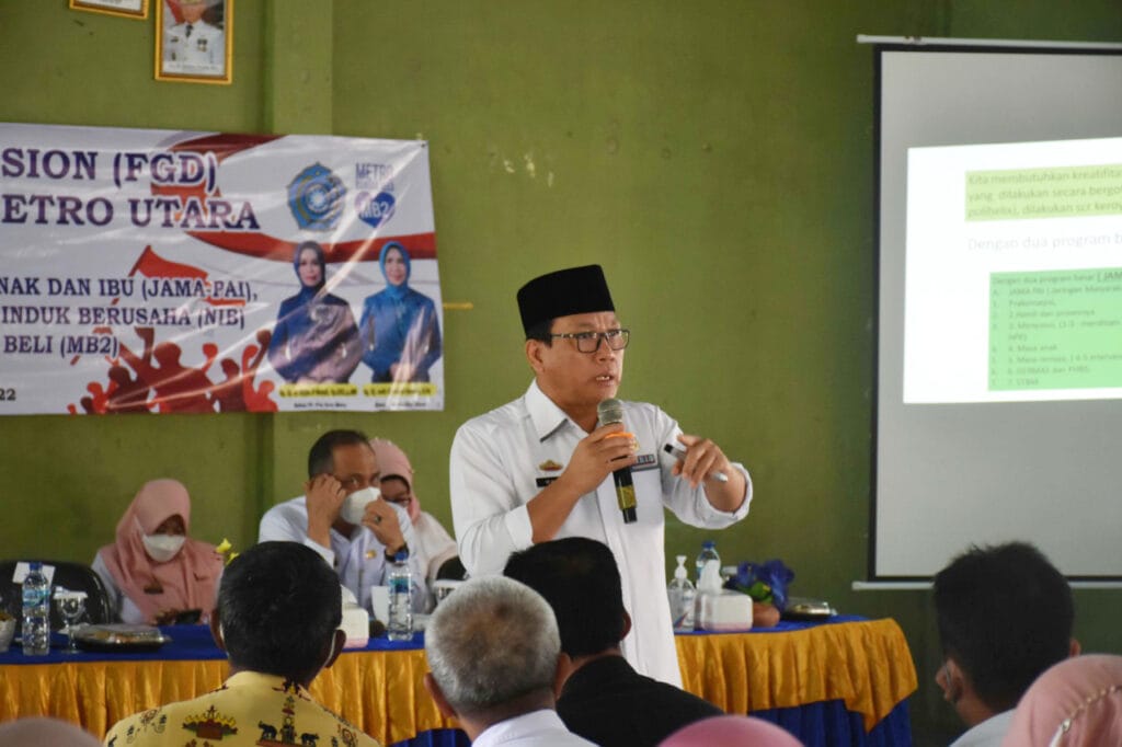 Pemkot Metro Kembali Gelar FGD di Metro Utara