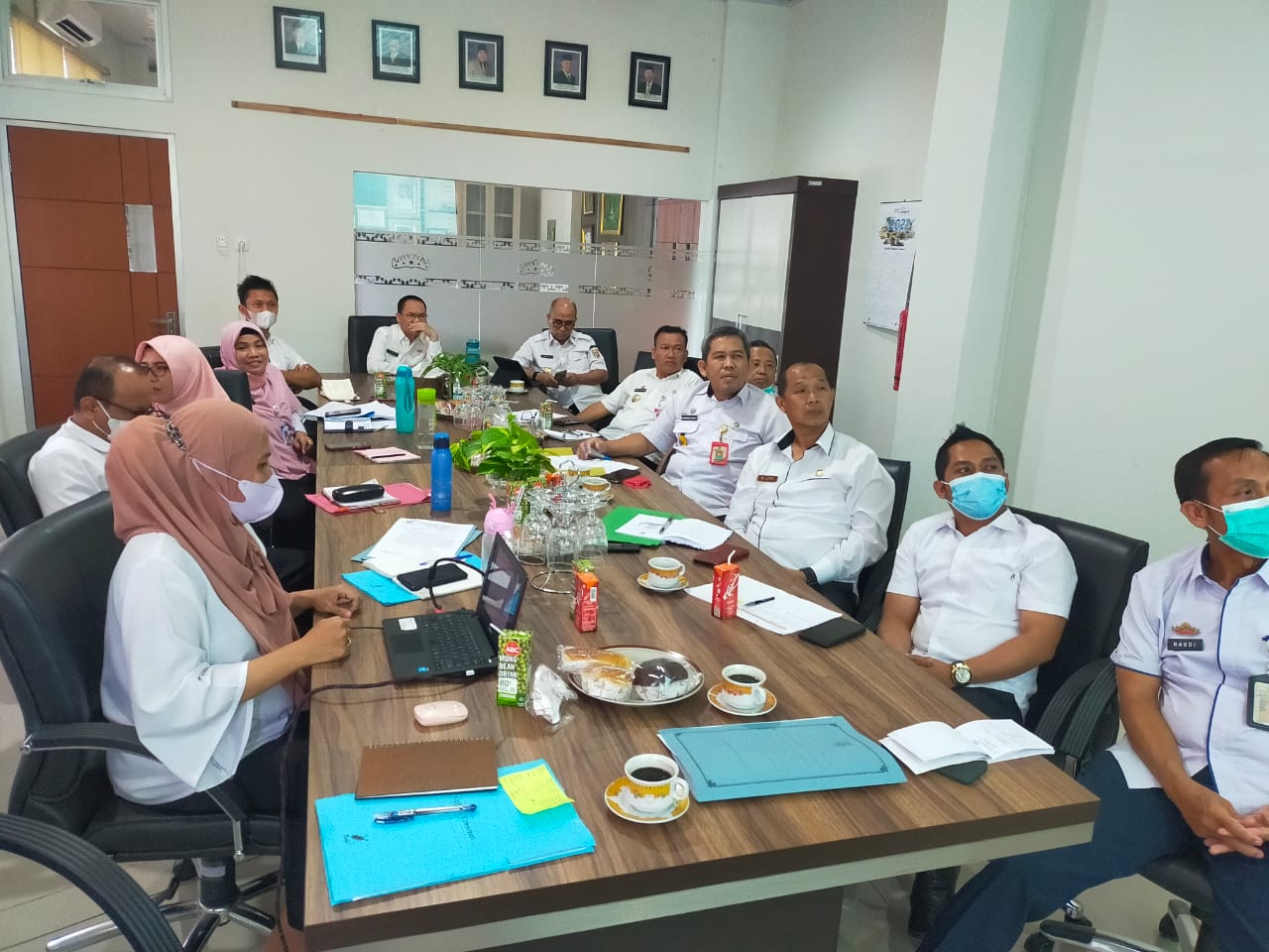 Sekda Saipul Pimpin Rakor Dan Monitoring Semester TPPS WK