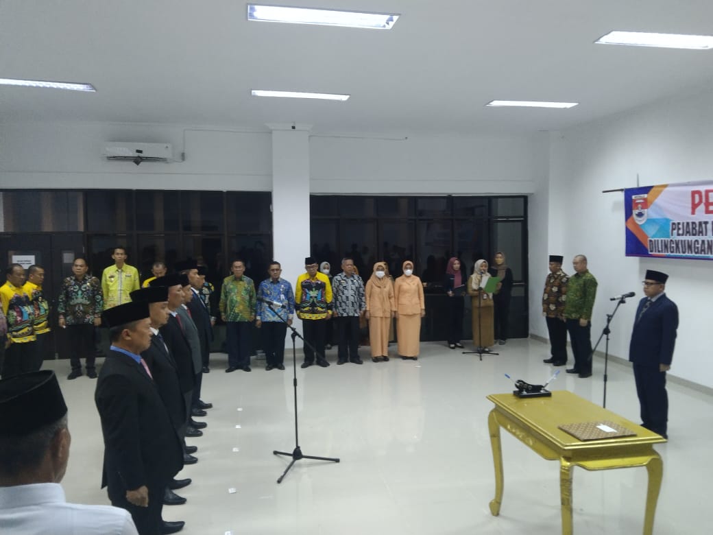 Pejabat Bupati Mesuji Melantik Enam Pejabat Eselon II di Lingkup Pemkab Mesuji