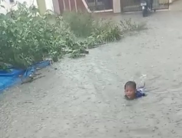 Banjir Rendam 25 Rumah Warga Di Metro Pusat, BPBD Tinjau Lokasi