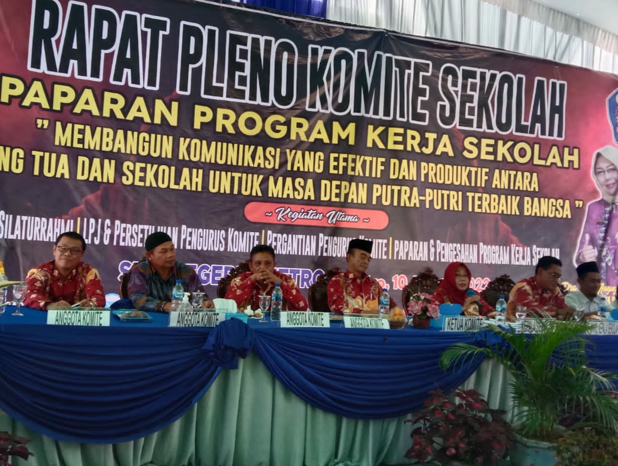 Bahas Anggaran Hingga Kepengurusan, SMANDA Kota Metro Gelar Rapat Pleno Komite Sekolah