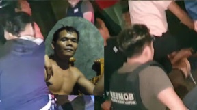 Orang Gila Resahkan Warga di Jalan Pulau Singkep Berhasil Ditangkap Lima Korban Luka Bacok Masih Dirawat