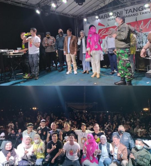 Peran Serta Insan Pers Sukseskan Konser Harmoni Tanggamus