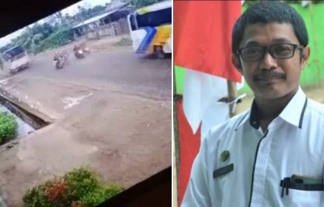 Jalan Raya Simpang PU-Tumijajar Rawan Kecelakaan Sepekan Bendahara Kemenag Tubaba dan Seorang Wanita Tewas Digilas Mobil