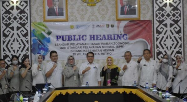 DKP3 Kota Metro Gelar Public Hearing Tentang Standar Pelayanan Wabah Zoonosis