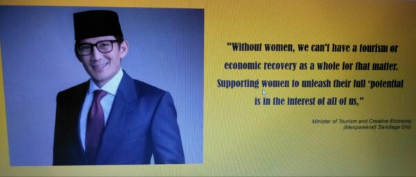 WWT Singapura Tanggapi Quotes Menparekraf RI Soal Pemberdayaan Perempuan Pada Sektor Pariwisata