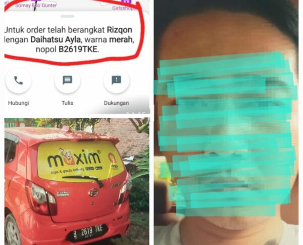 Sopir Ojek Onlie Maxsim Ayla Merah Rudapaksa Penumpang Wanita di Bandar Lampung