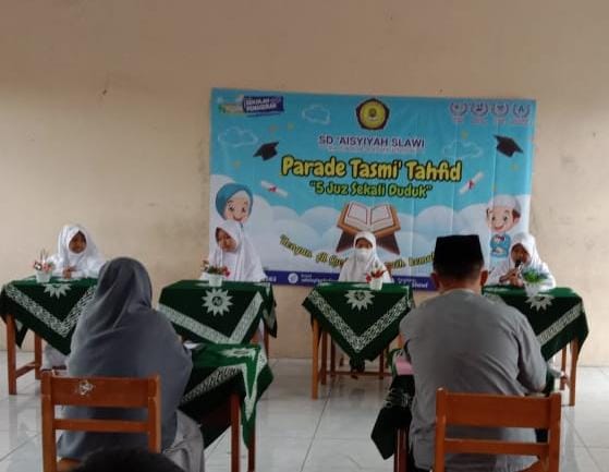 Siswa SD Aisyiyah Slawi hafal Al-Qur’an 5 Juz Sekali Duduk
