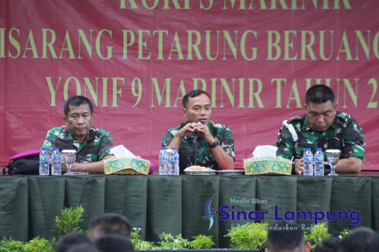 Tim Safari KORMAR Memberikan Pencerahan Kepada Personel BRIGIF 4 MAR/BS