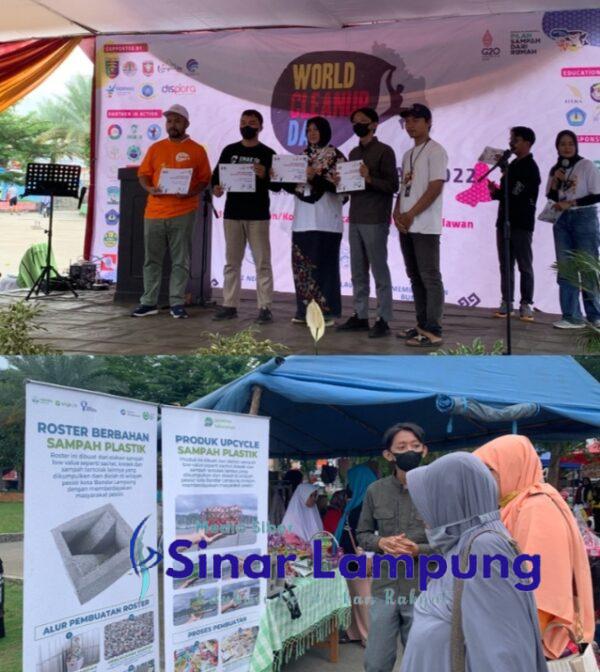 Pamerkan Produk Roster Hasil Olahan Sampah Plastik Dalam World Clean Up Day