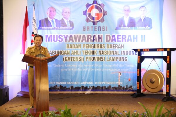 Musda II Gatensi Lampung, Arinal Berharap Wujudkan Ahli Teknik Konstruksi yang Profesional dan Kompeten