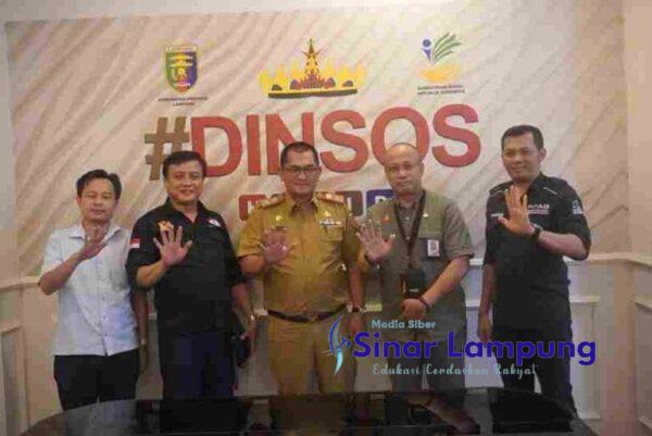Dinsos Lampung Terima Kunjungan Penggiat Anti Narkoba